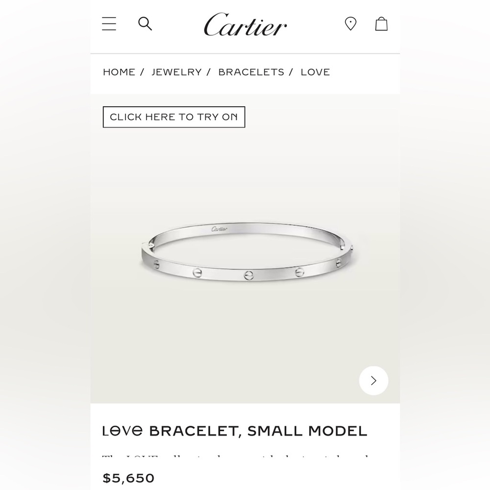 Cartier Love Bracelet with Red Box and Certificate - Picture 6 of 7